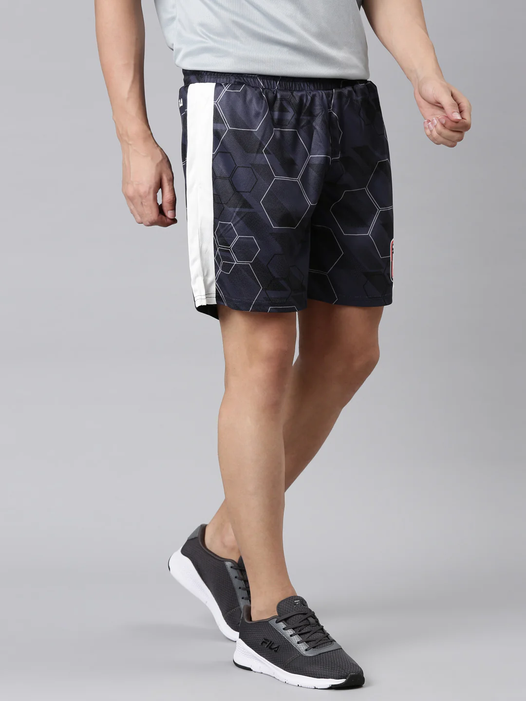 Fila White Rob Men's Cut and Sew Shorts - Image 4
