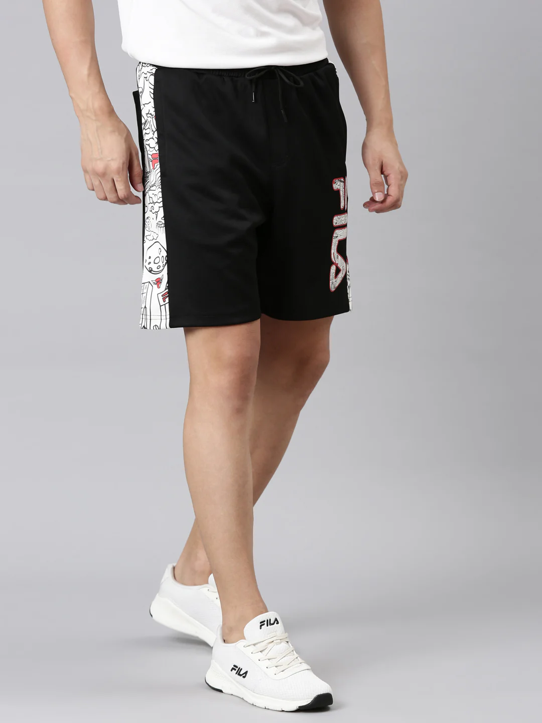 Fila Peacoat Jabel Men's Cut and Sew Shorts - Image 4