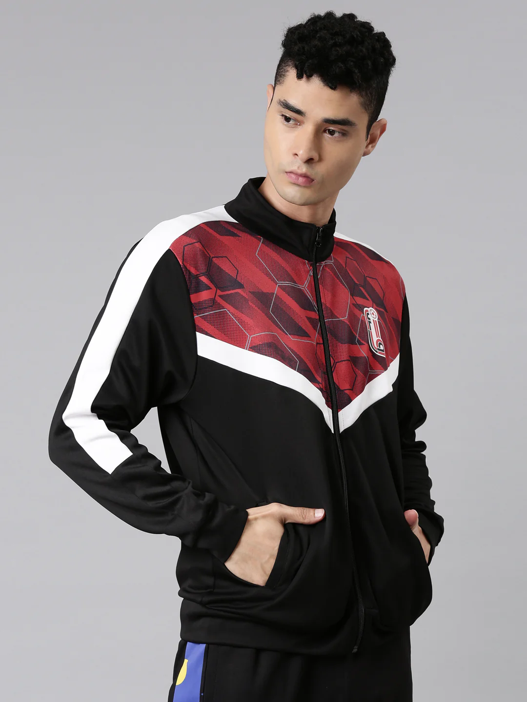 Fila White Ruel Men's Long Sleeve Jacket - Image 4