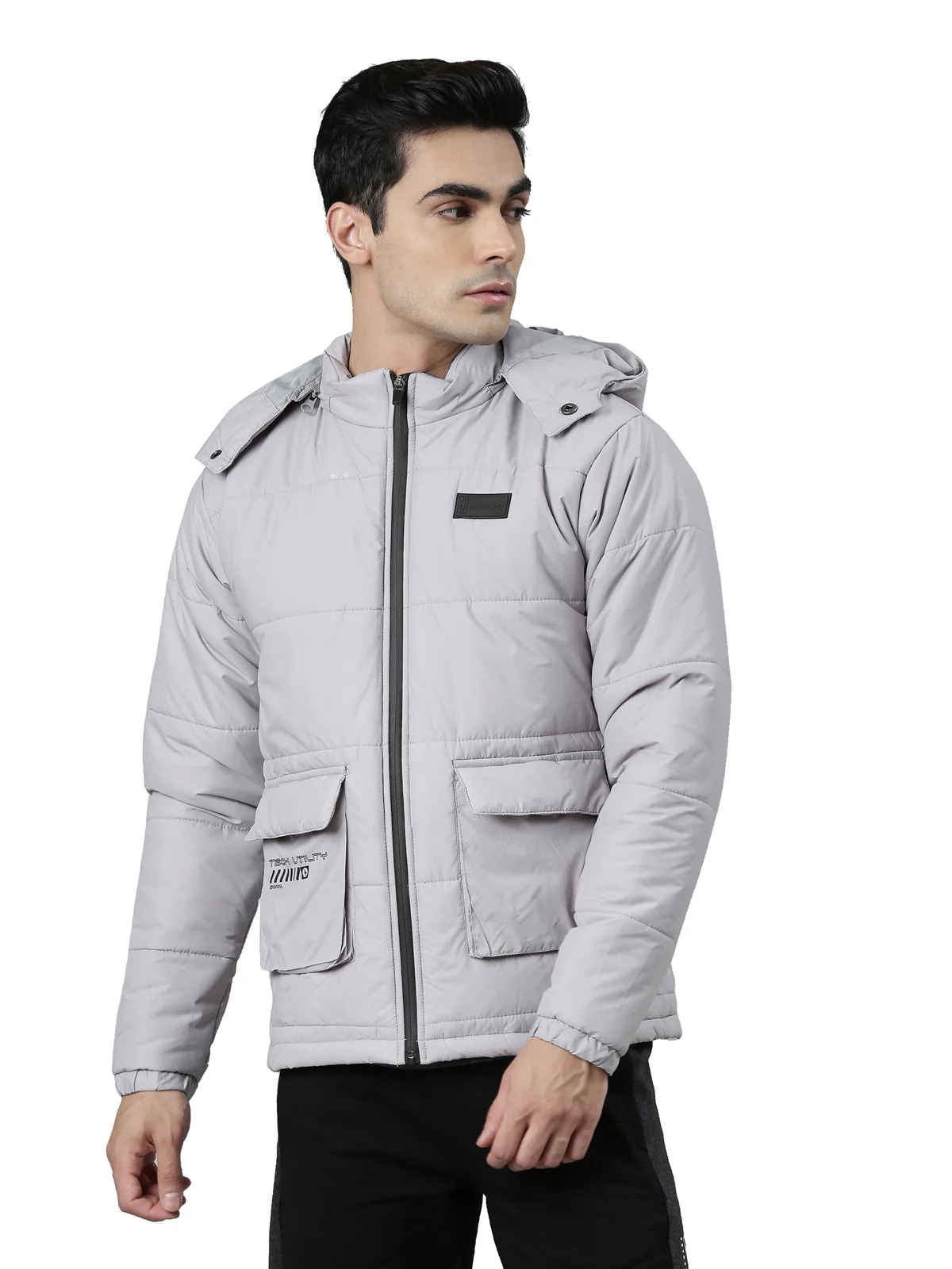 Fila Grey Mitch Men's Hooded Jacket - Image 2