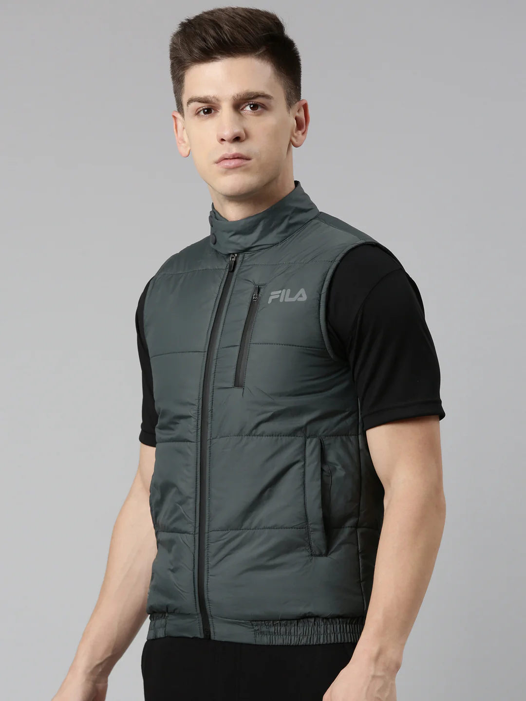 Fila White Apex Men's Gillet Jacket - Image 4