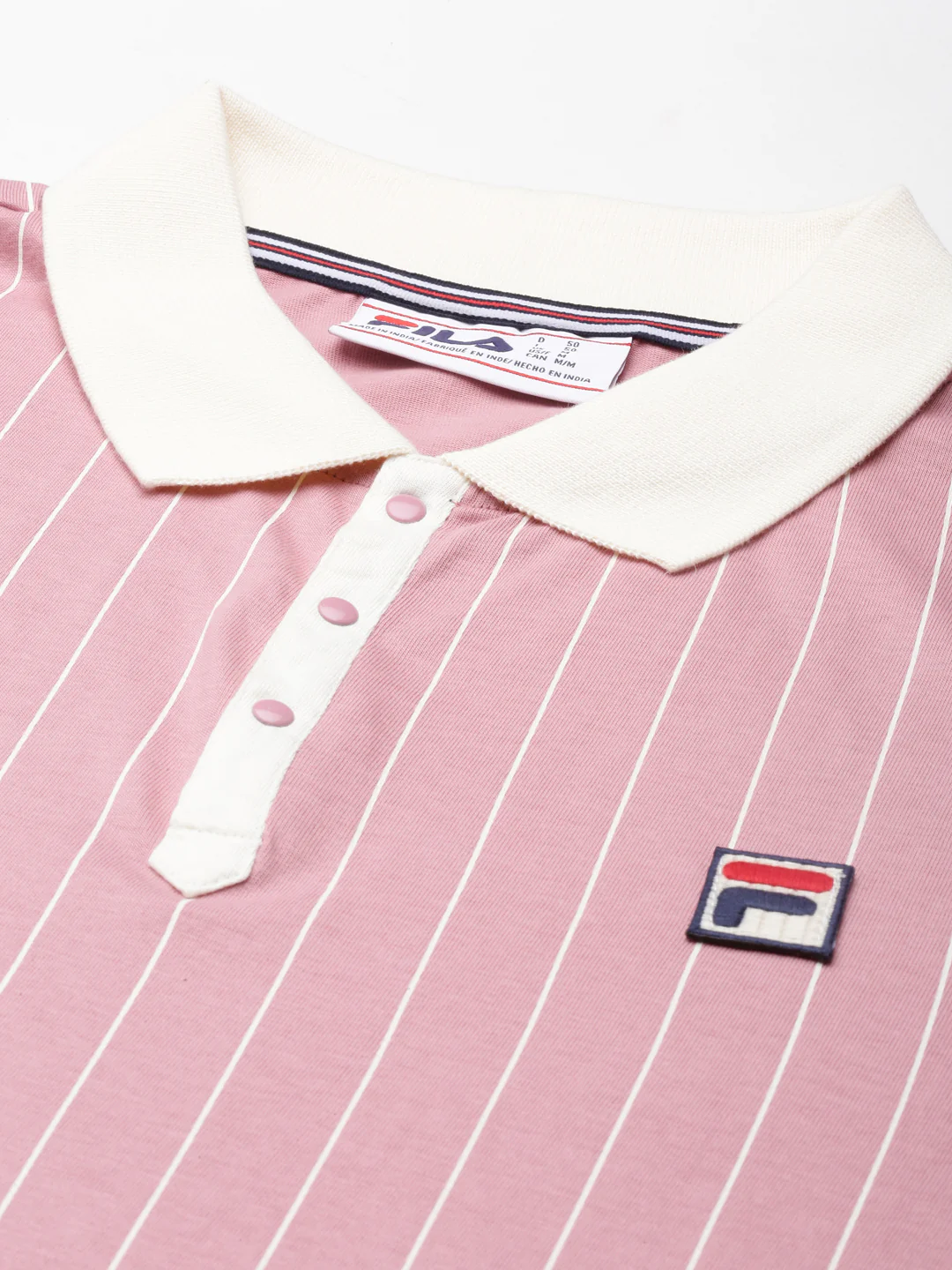 Fila Light Pink BB1 Men's Polos - Image 2