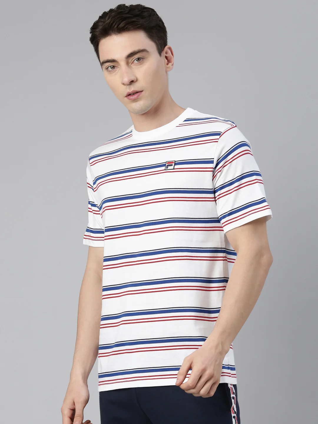 Fila Yellow Stan Men Stripe T-Shirt - Image 3