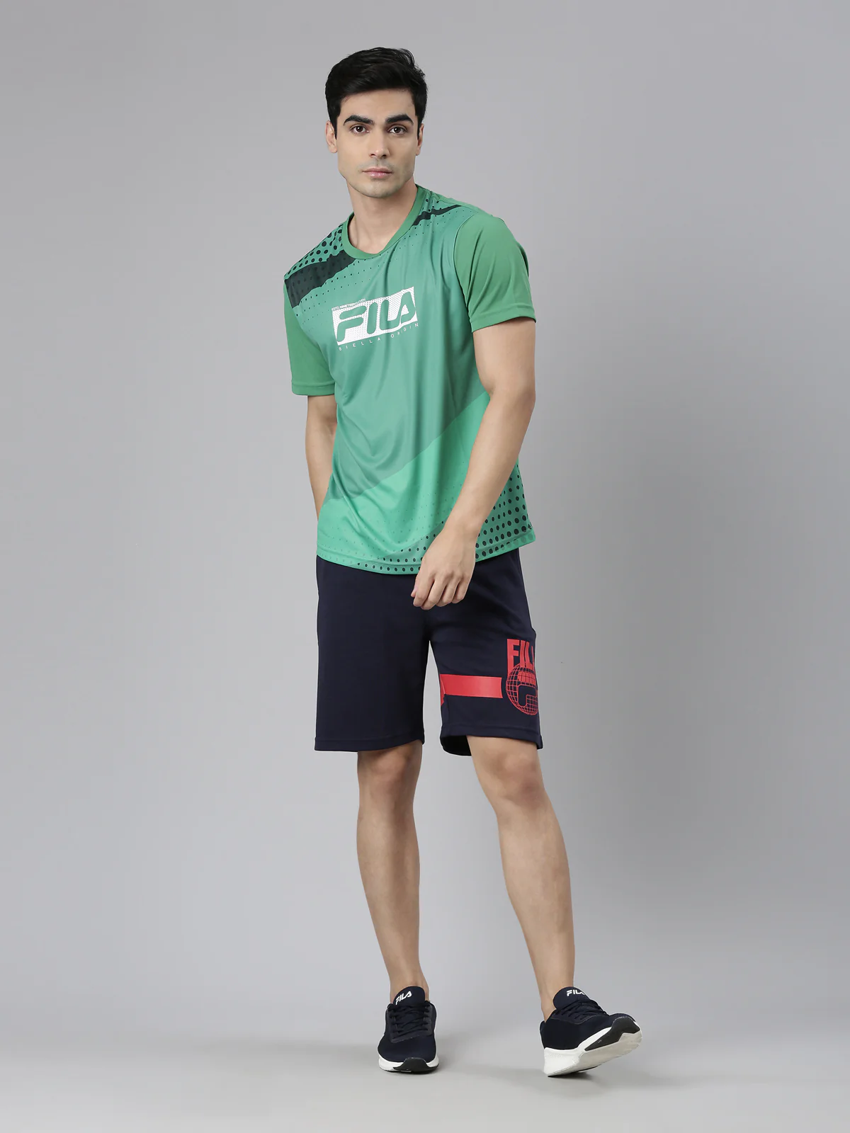Fila Grey Ploy Men's Shorts - Image 5