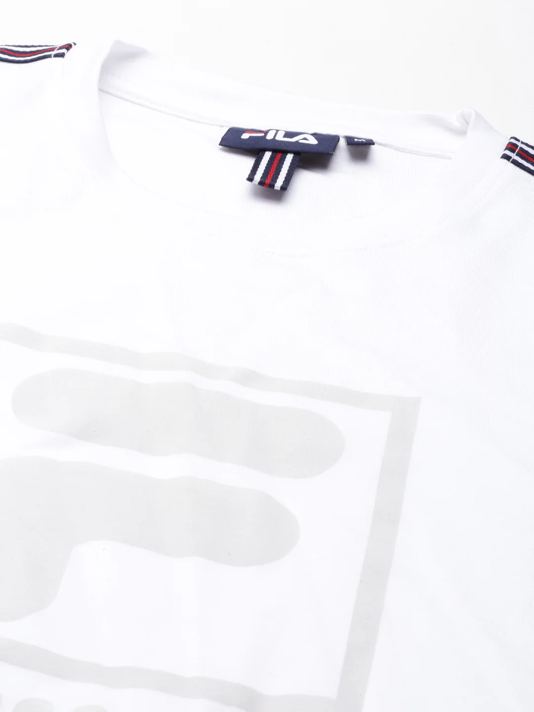 Fila White Chicago Men's Graphic T-Shirts - Image 2