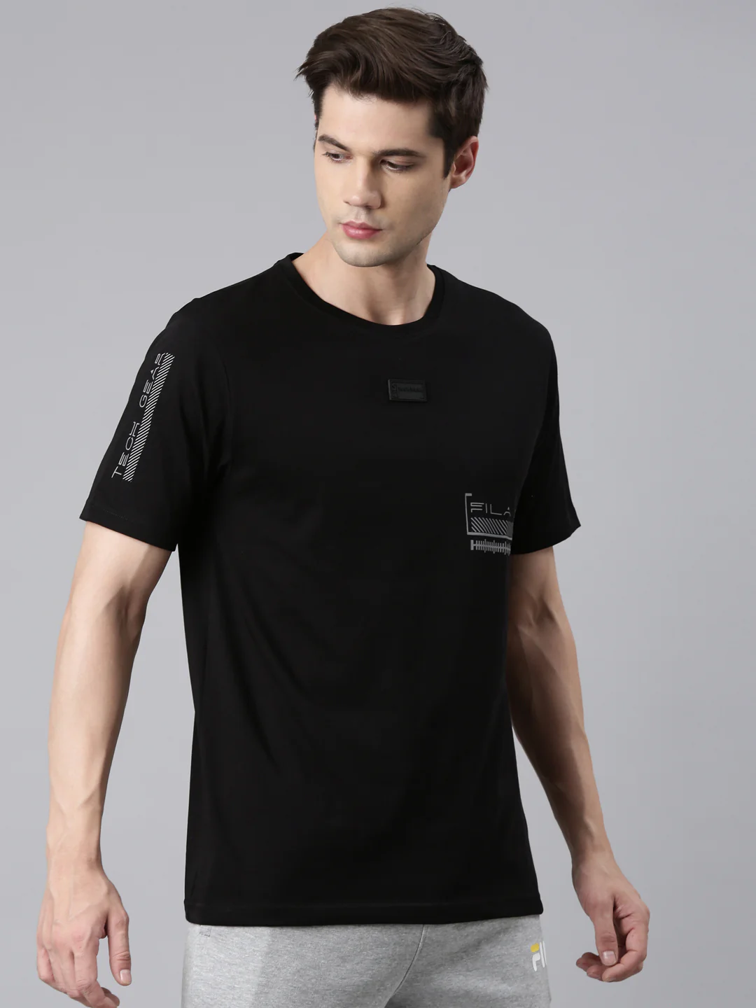 Fila White Turend 1 Men's Graphic T-Shirts - Image 4