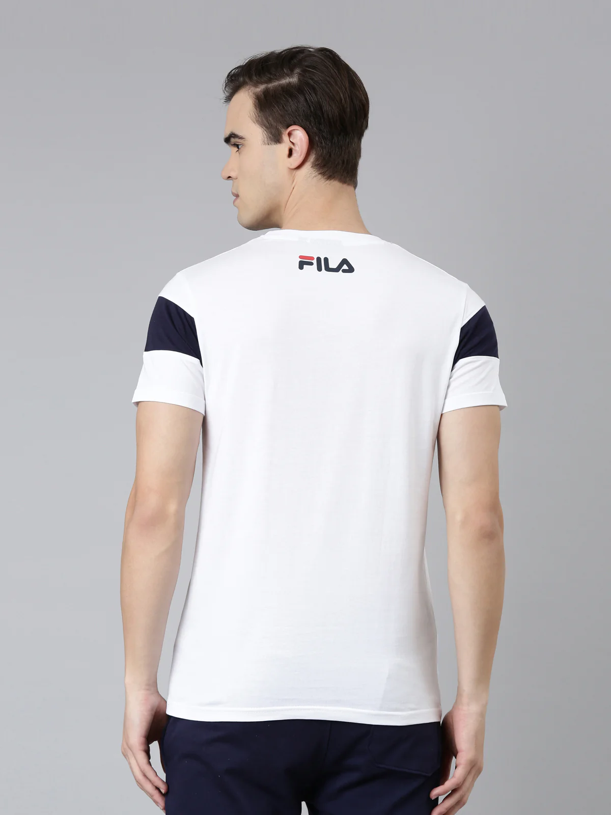 Fila White Pepol Men's T-Shirt - Image 5