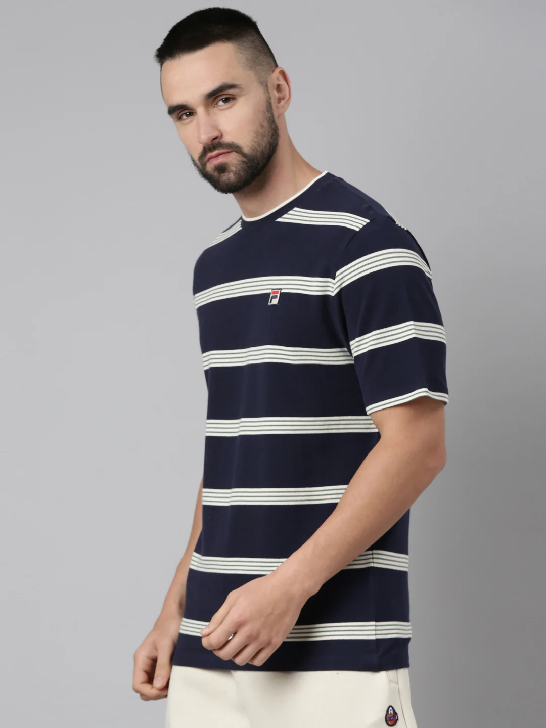 Fila Men Navy Chapman T-Shirt - Image 4