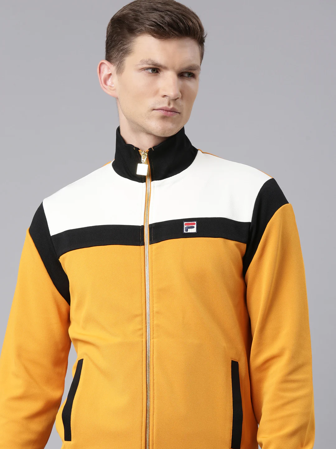 Fila Men Yellow Cruz Men Jacket - Image 11