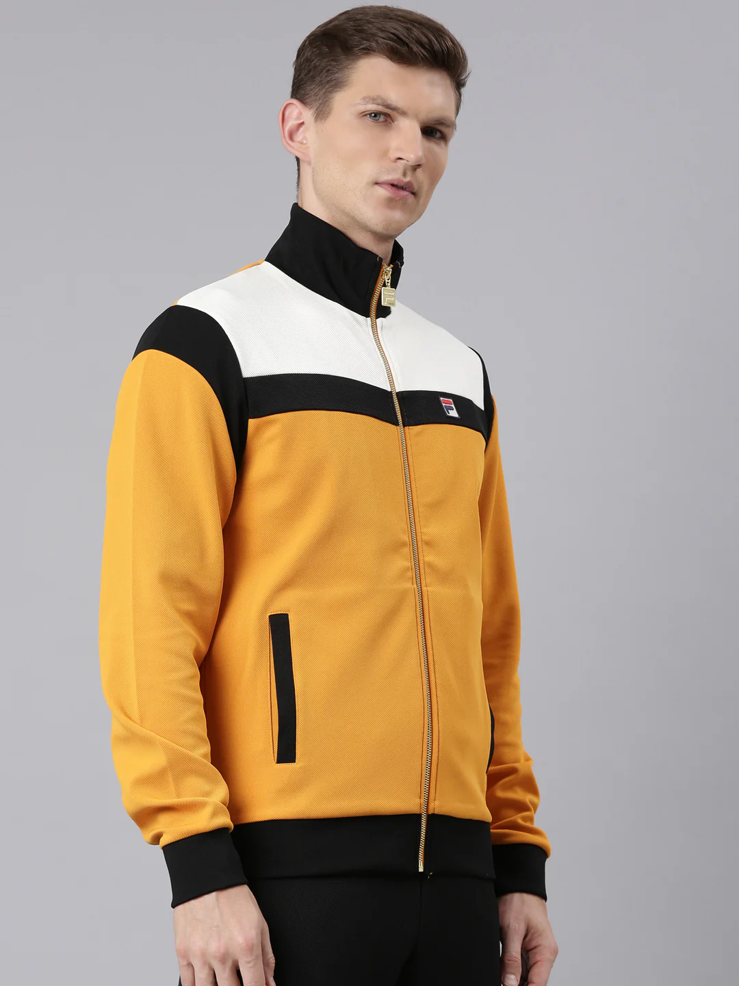Fila Men Yellow Cruz Men Jacket - Image 4