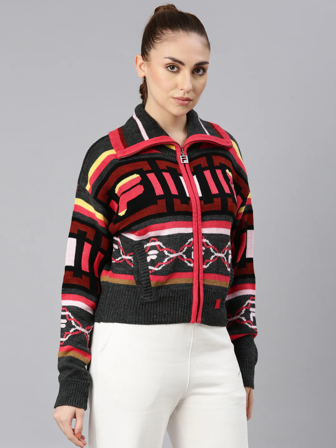 FILA Adults-Women Multicolor Sweater - Image 4