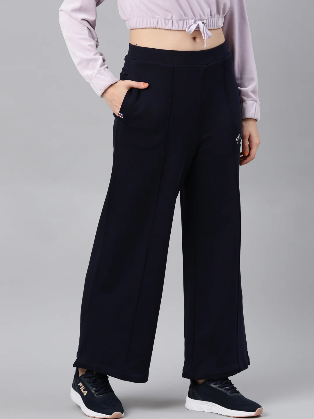 FILA Adults-Women Navy Track Pants - Image 3