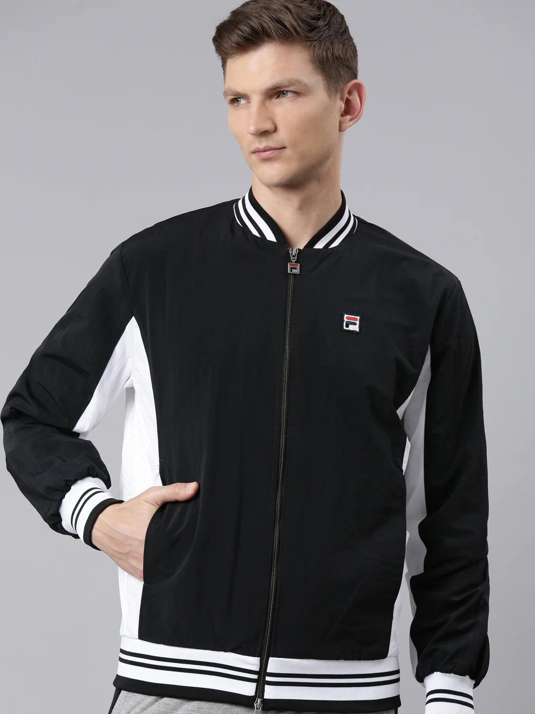 Fila Unisex Black Lu411119 Track Jkt - Image 11