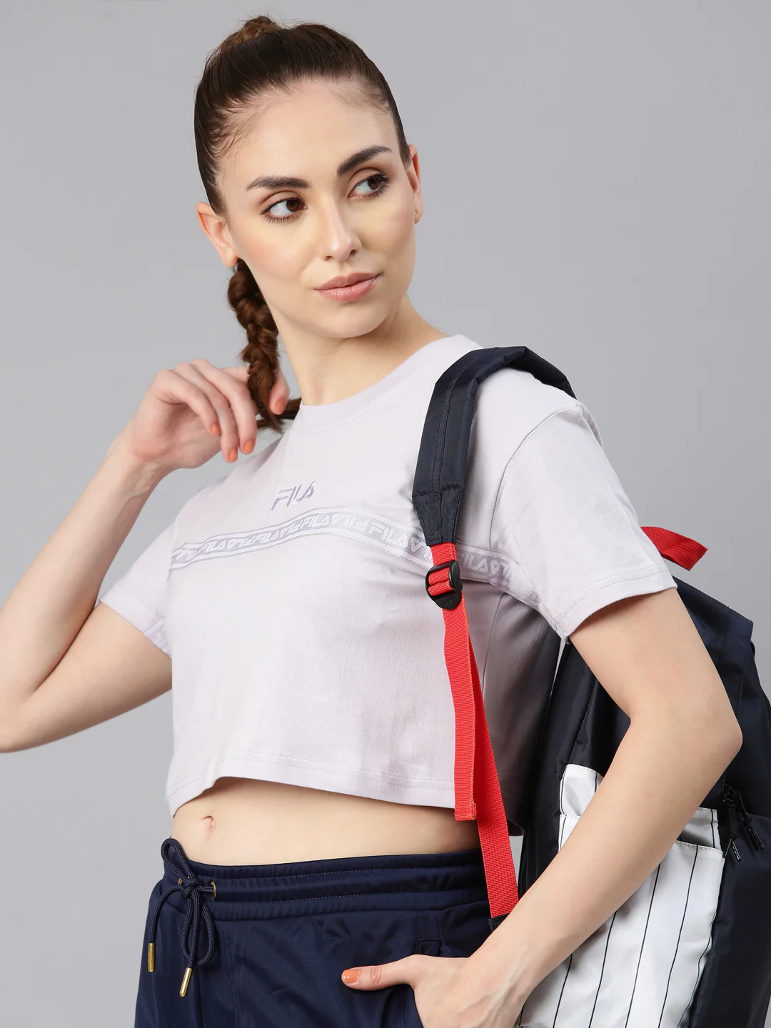 Fila Adults-Women Lavender T Shirts - Image 9