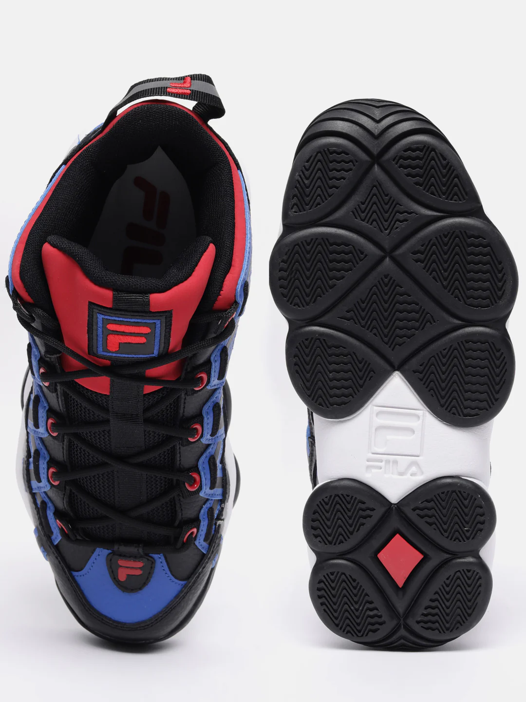 Fila Black Stackhouse Spaghetti Men Sneakers - Image 5