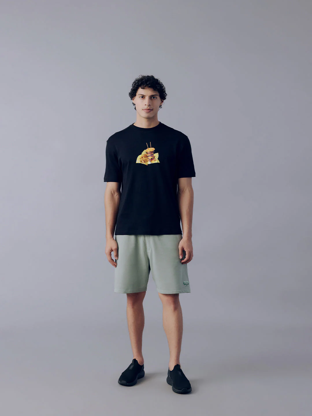 Fila Men Black Burg T-Shirt - Image 4
