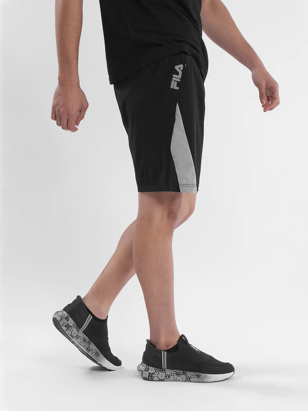 Fila Men Black Dillar Shorts - Image 3