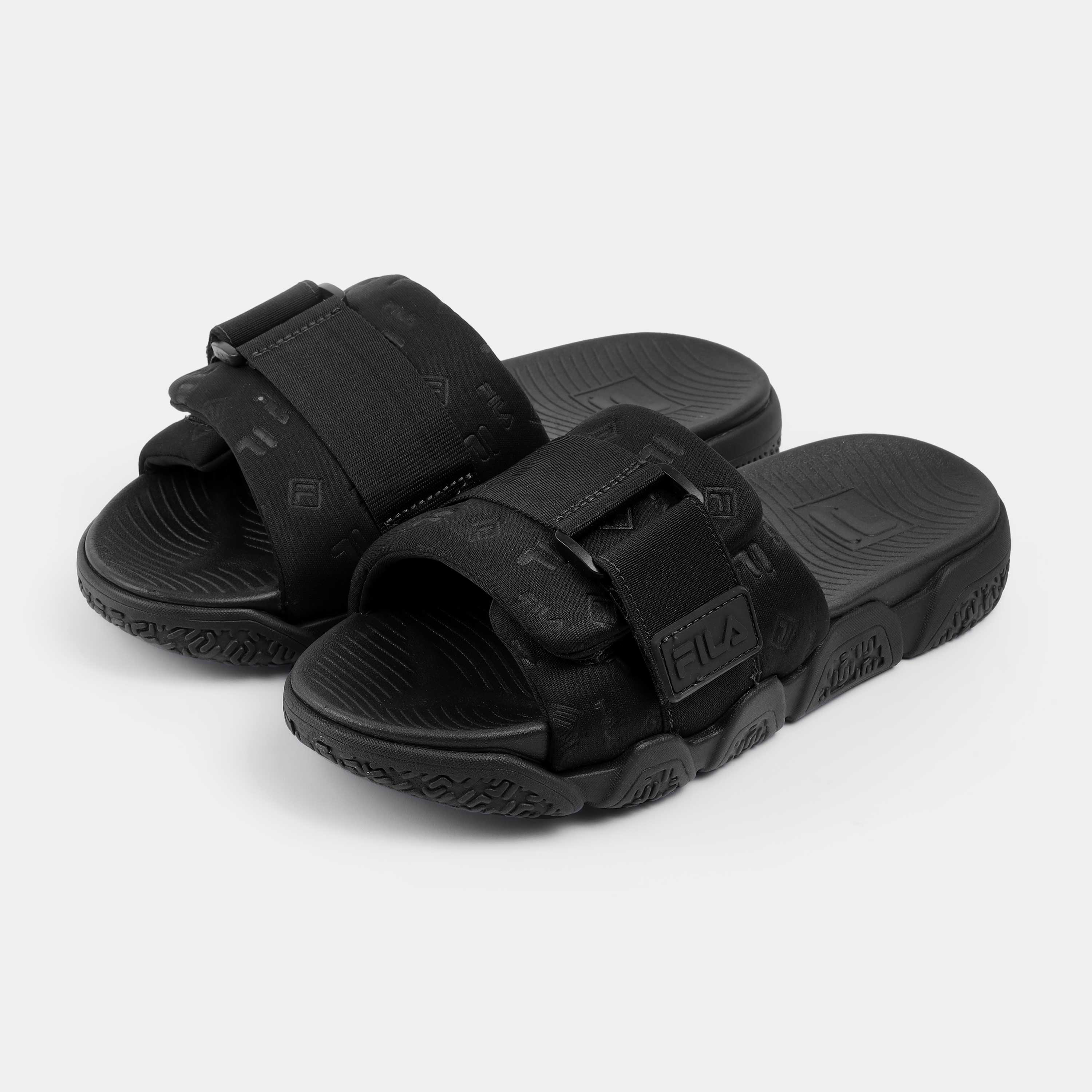 Fila Men Black Rapello Slide - Image 6