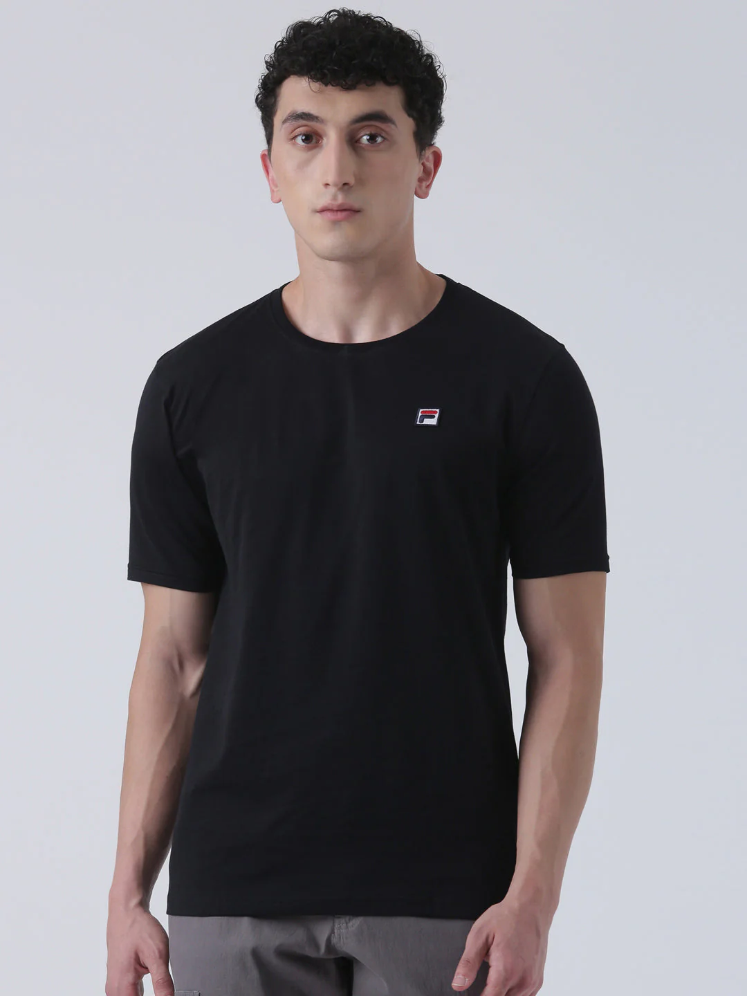 Fila Men Black T-Shirt Relaxed Fit - Image 2