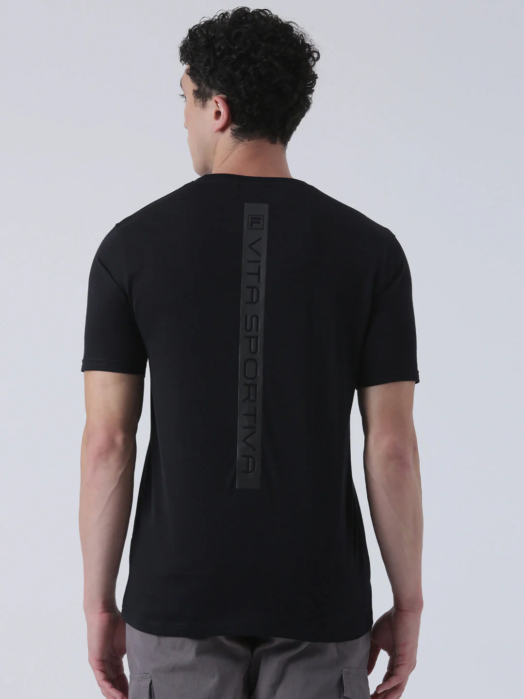 Fila Men Black T-Shirt Relaxed Fit - Image 7