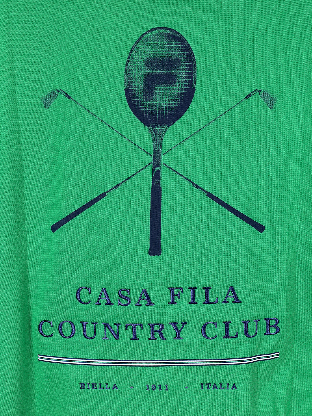 Fila Men Green Laver T-Shirt - Image 6
