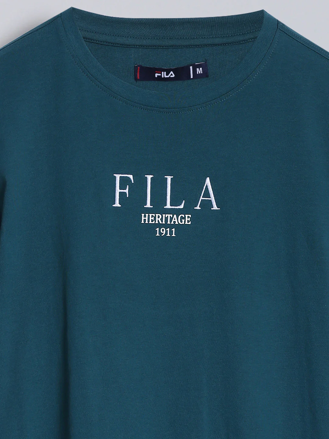 Fila Men Green T-Shirt Relaxed Fit - Image 10