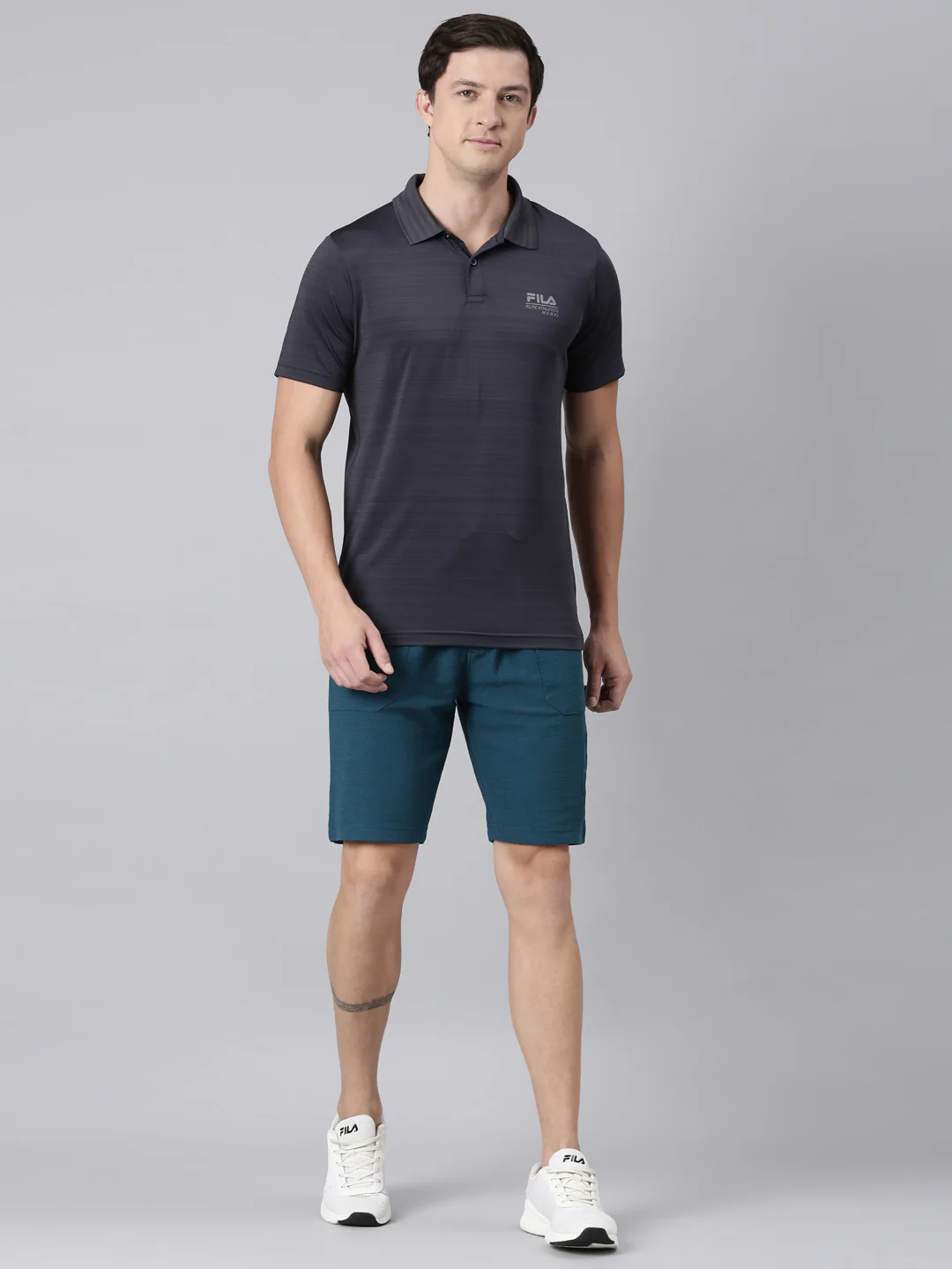 Fila Men Grey T-Shirts Regular Fit - Image 7