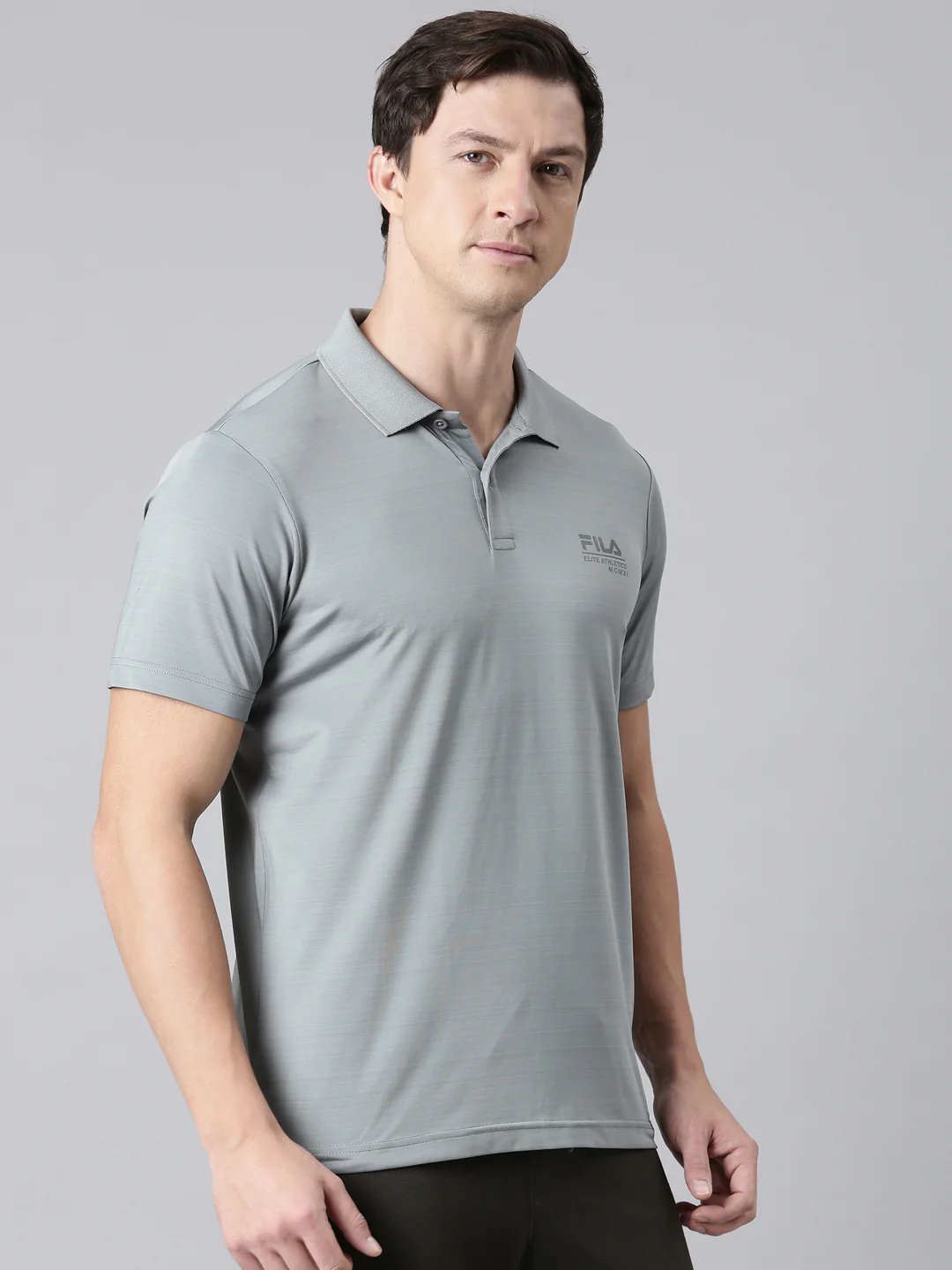 Fila Men Lime Green T-Shirts Regular Fit - Image 6