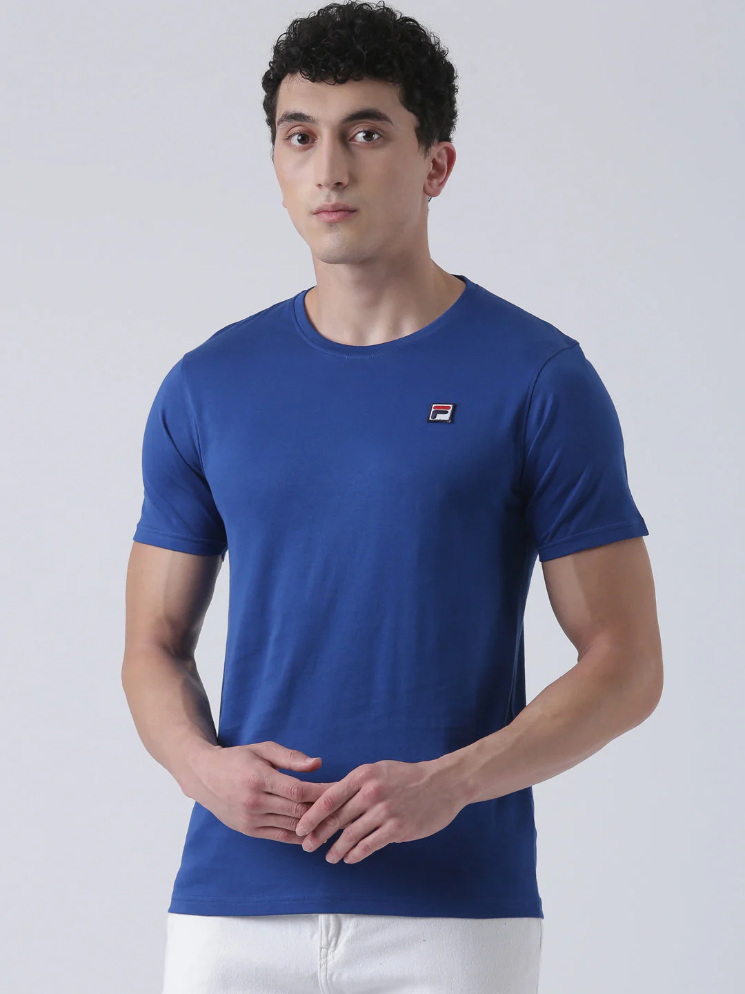Fila Men Monaco Blue T-Shirt Slim Fit - Image 4