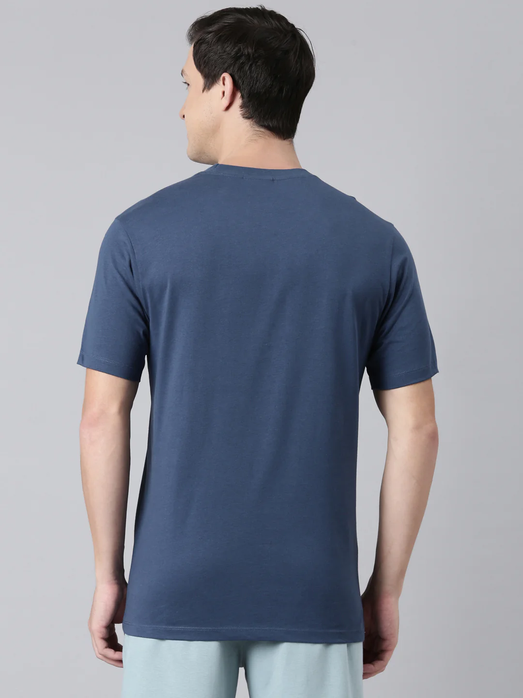 Fila Men Navy Blue T-Shirts Regular Fit - Image 5