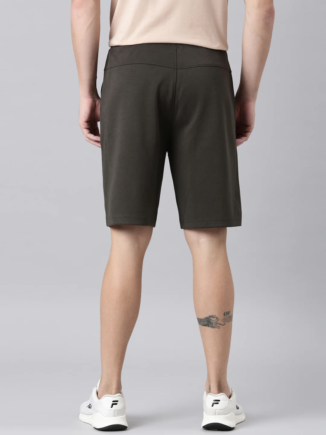 Fila Men Olive Shorts Regular Fit - Image 4