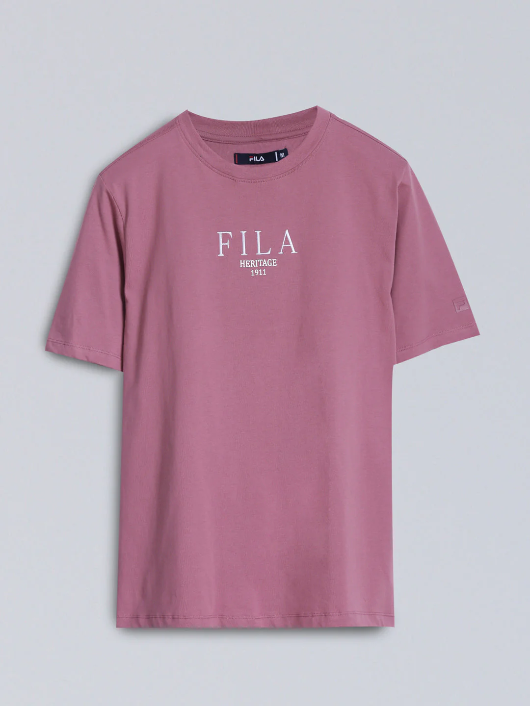 Fila Men Pink T-Shirt Relaxed Fit - Image 9