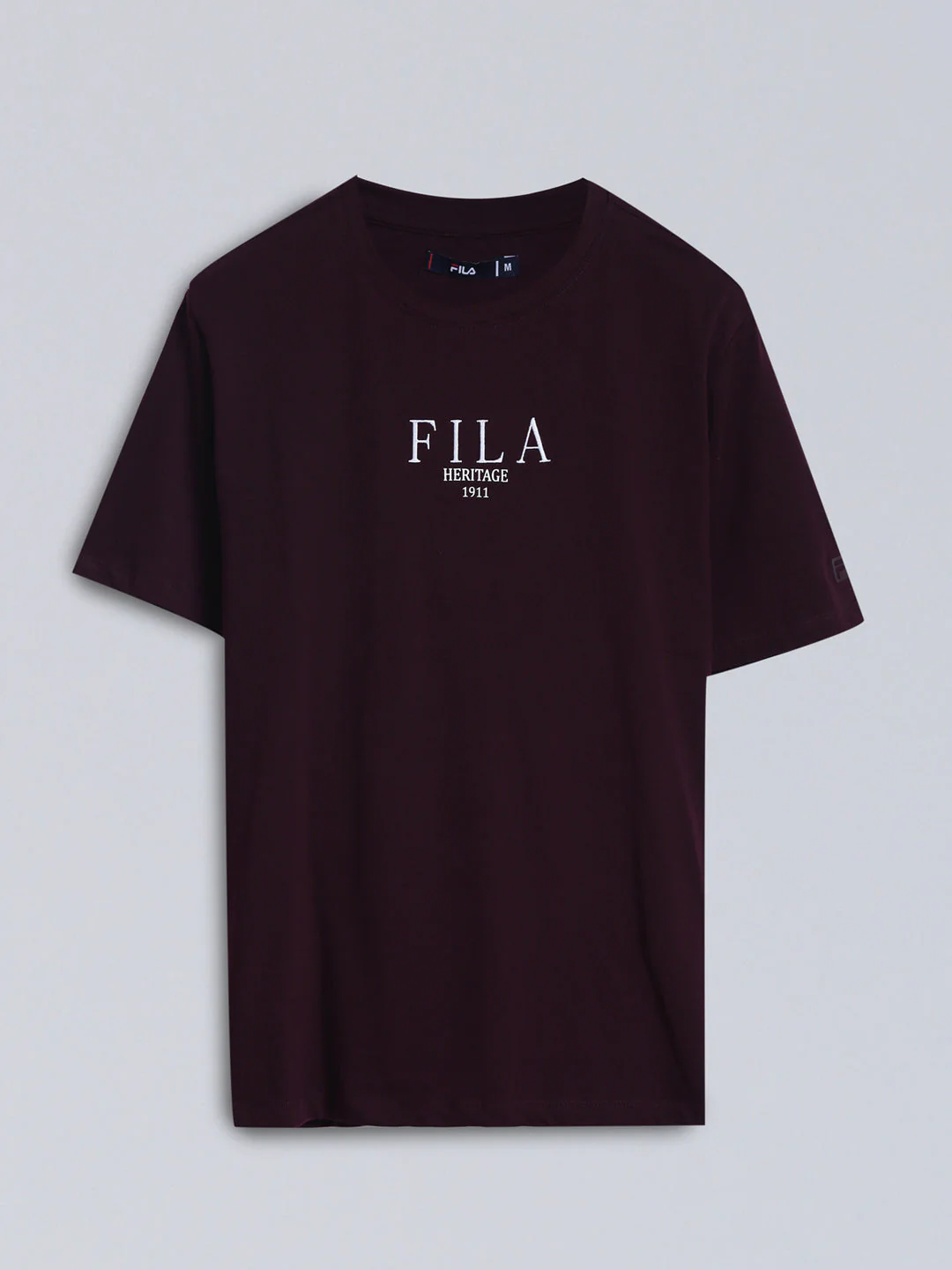 Fila Men Plum T-Shirt Relaxed Fit - Image 9