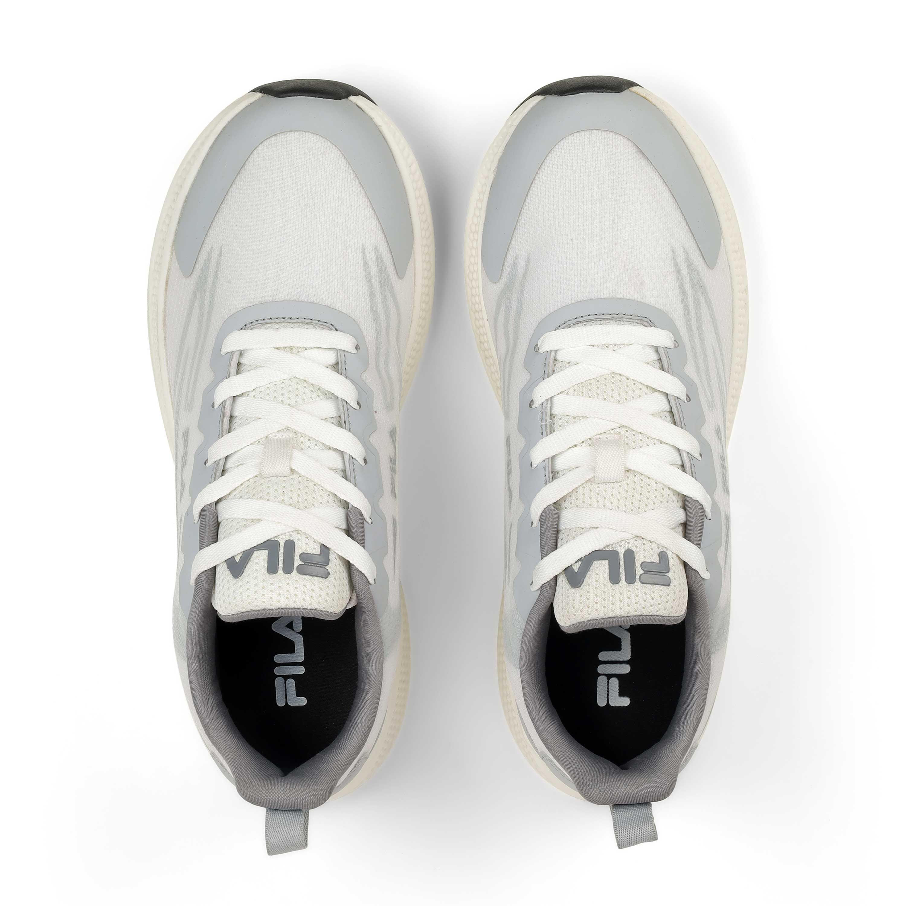 Fila Men White-Grey Tekno Shoes - Image 6