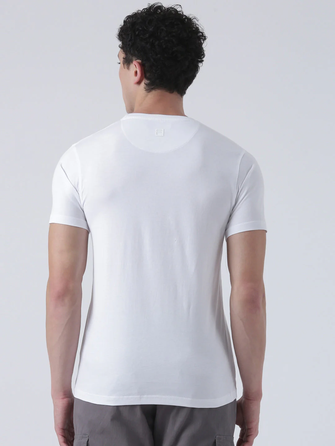 Fila Men White T-Shirt Slim Fit - Image 6