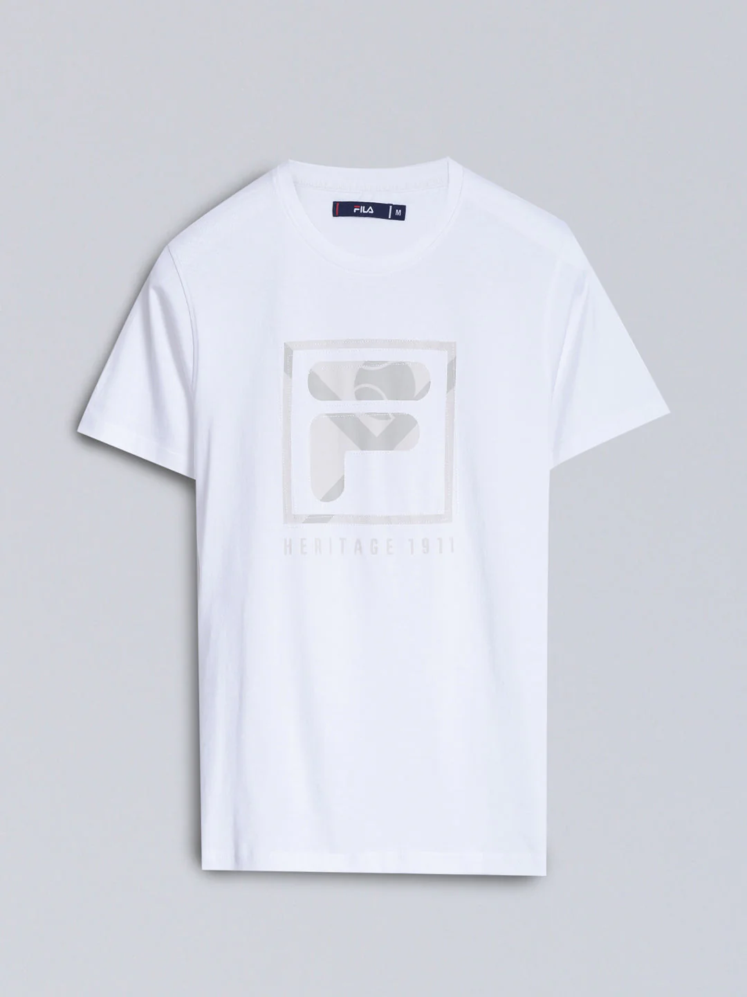 Fila Men White T-Shirt Slim Fit - Image 8