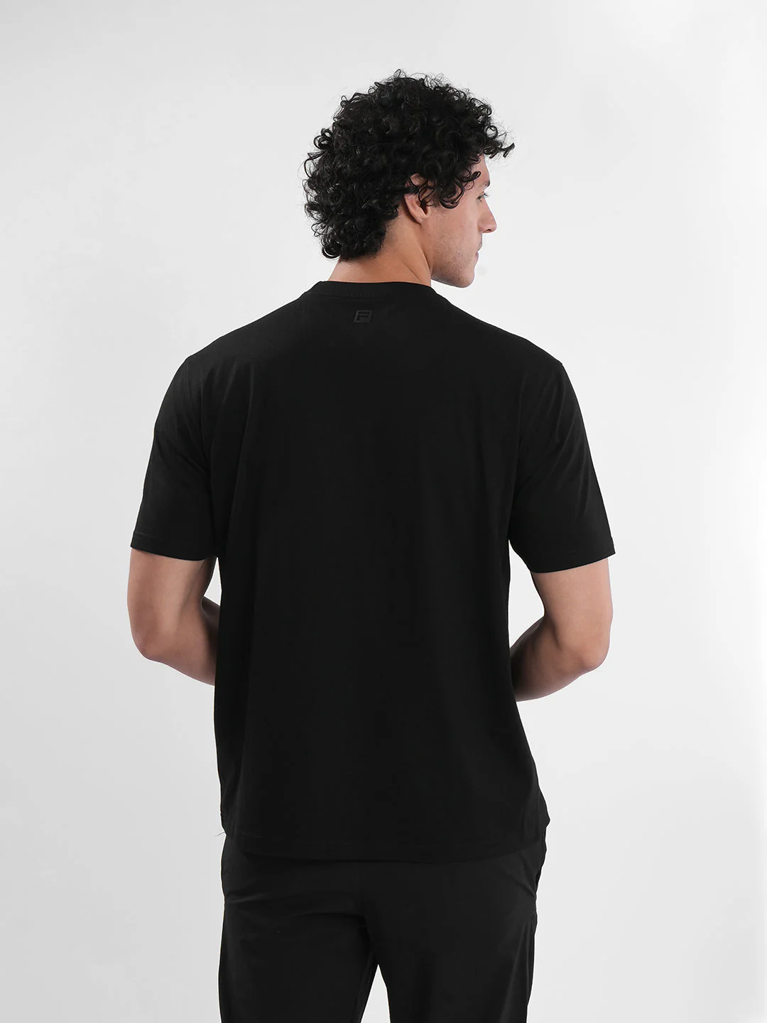 Fila Mens Black Liner T-Shirt - Image 2
