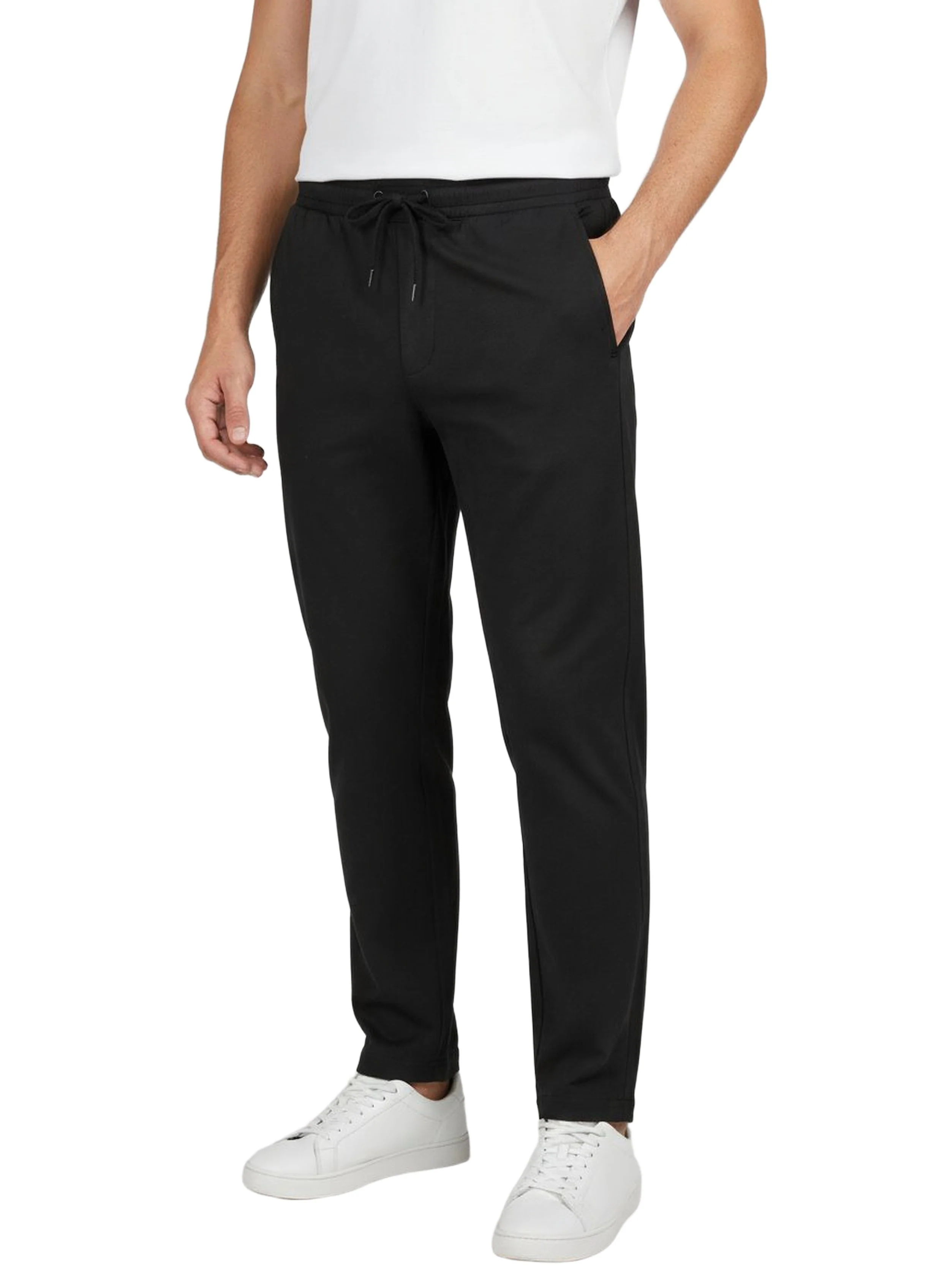 Fila Mens Black Marcel Track Pants - Image 3