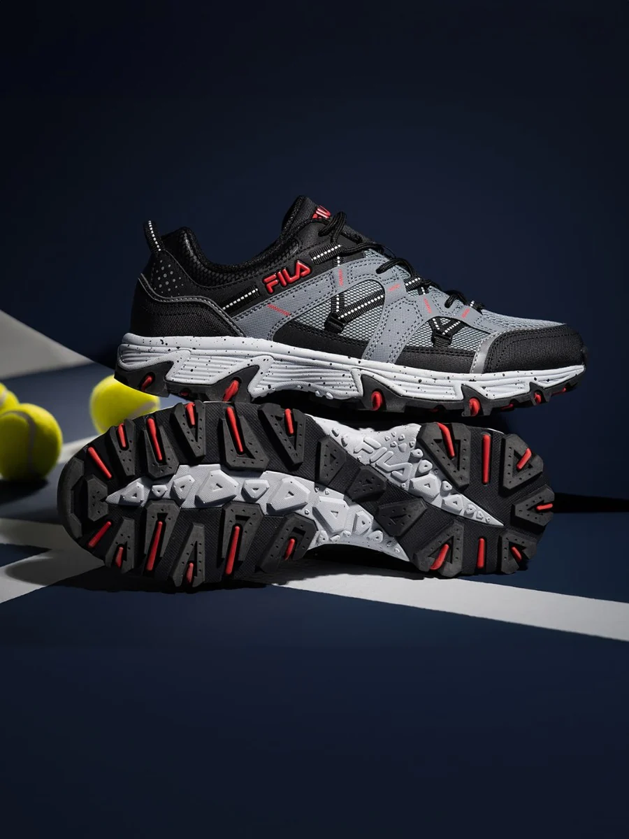 Fila Mens Grand Tier 2 Grey Sneakers - Image 3
