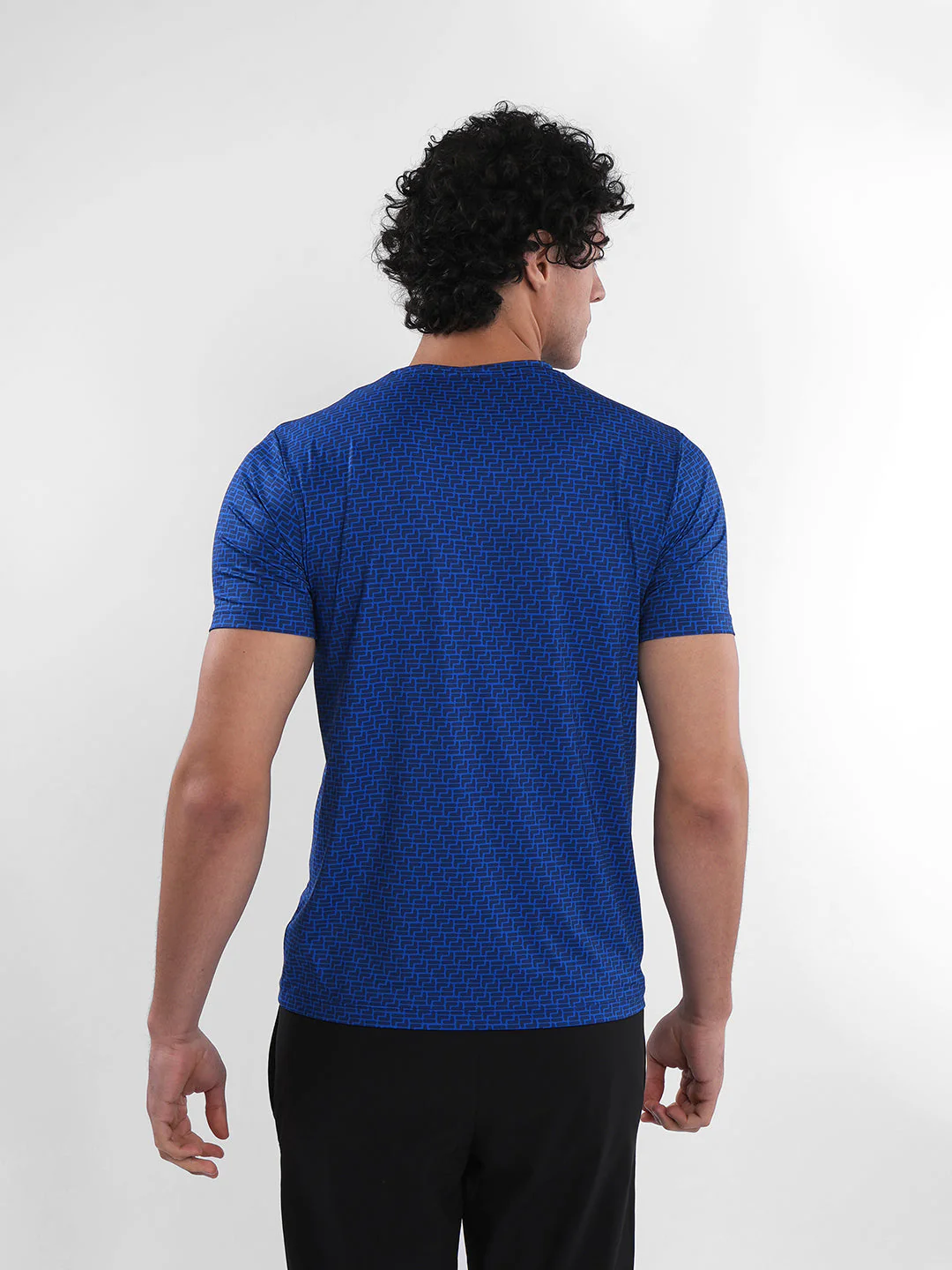 Fila Mens Lapis Blue Powell T-Shirt - Image 2