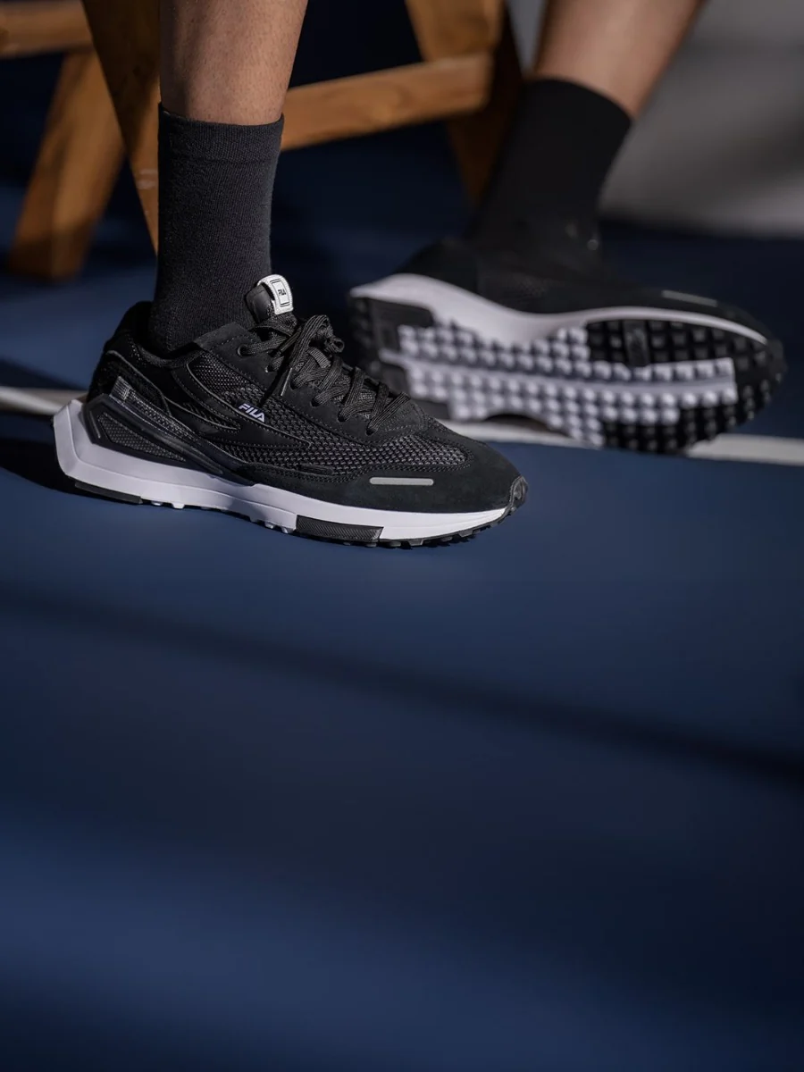 Fila Mens Levonte Txr Black Sneakers - Image 3