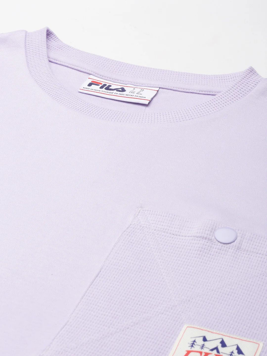 Fila Purple Mike Men Graphic T-Shirt - Image 2