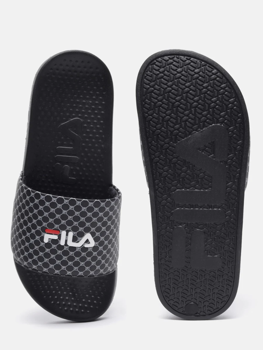 Fila Savil Black Slides For Men - Image 5