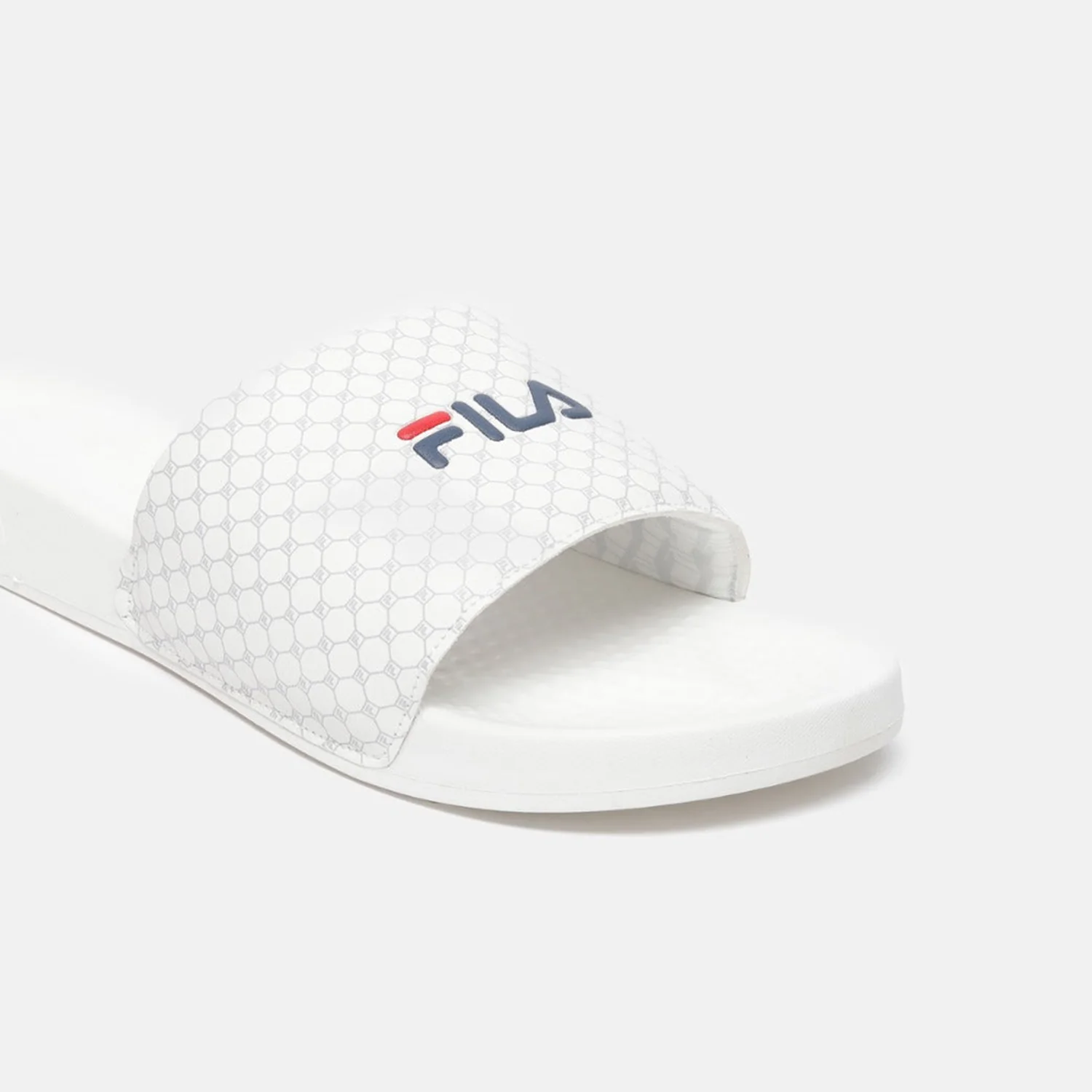 Fila Savil White Slides For Men - Image 6