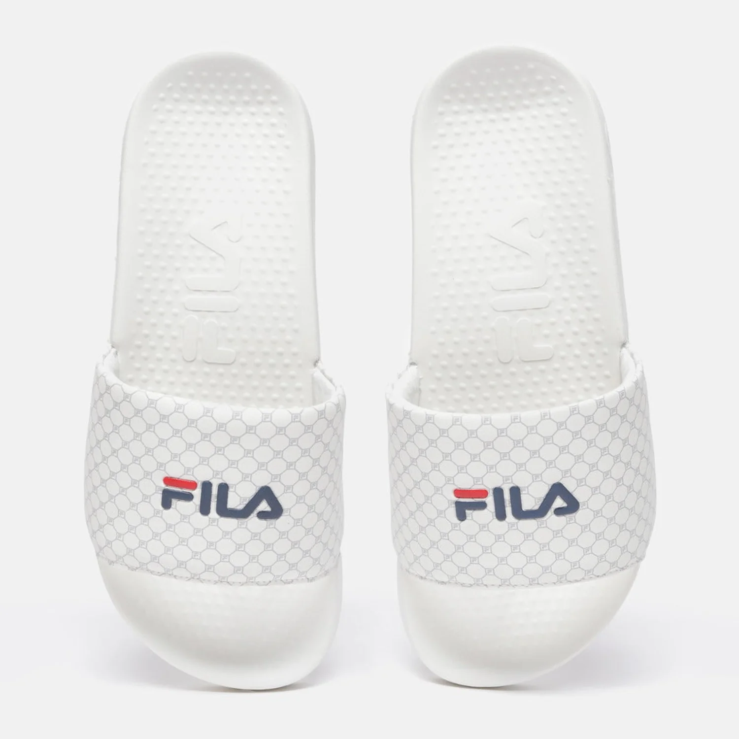 Fila Savil White Slides For Men - Image 9