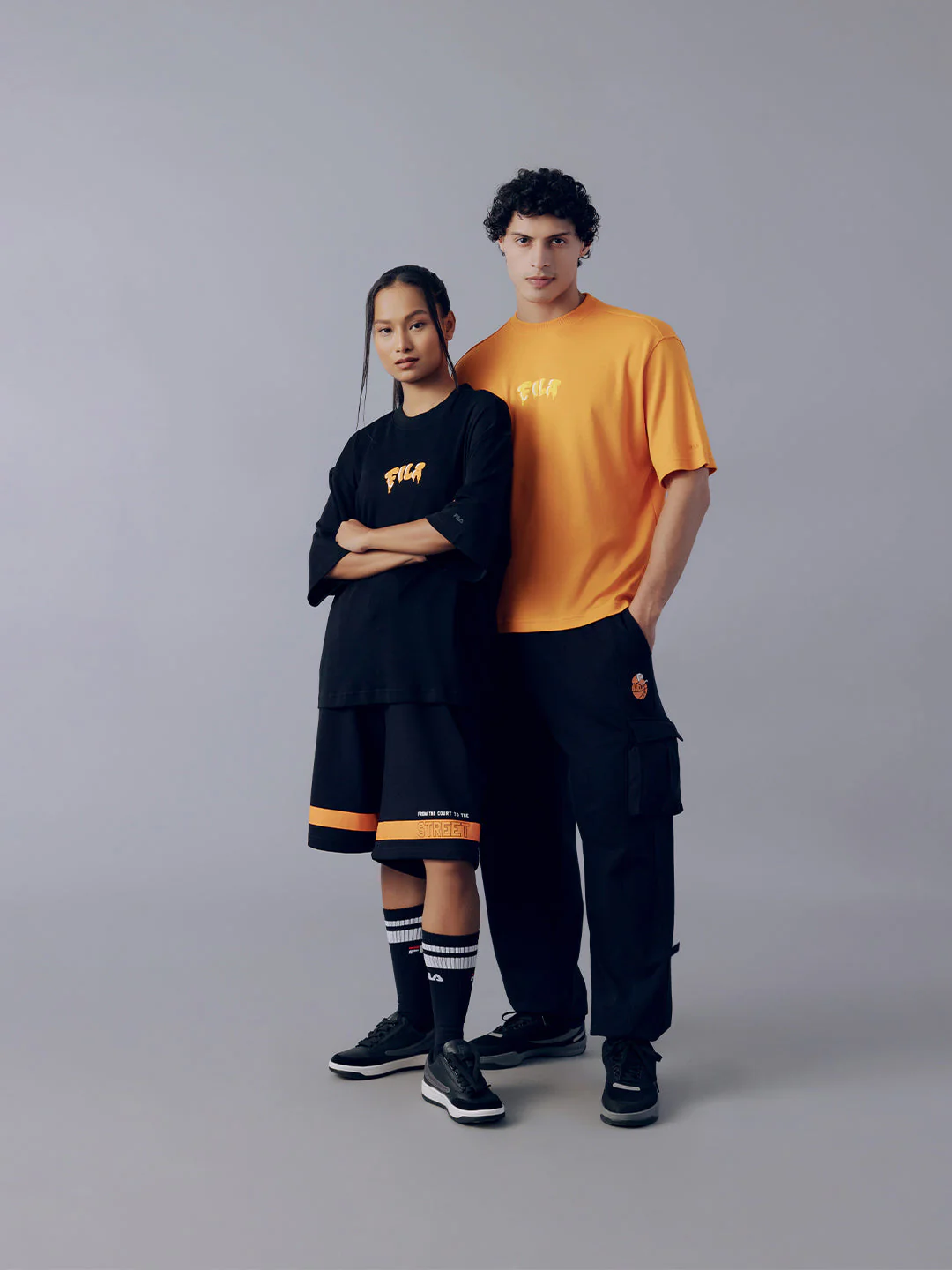 Fila Unisex Black Jones T-Shirt - Image 3