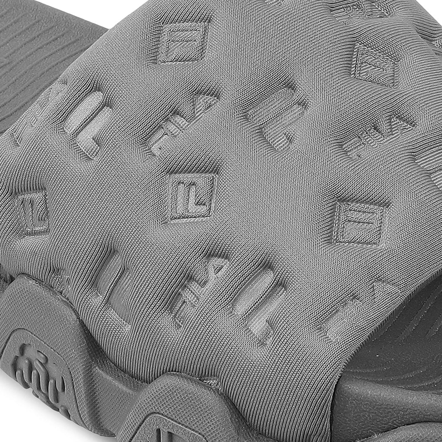 Fila Unisex Candor Grey Sliders - Image 4