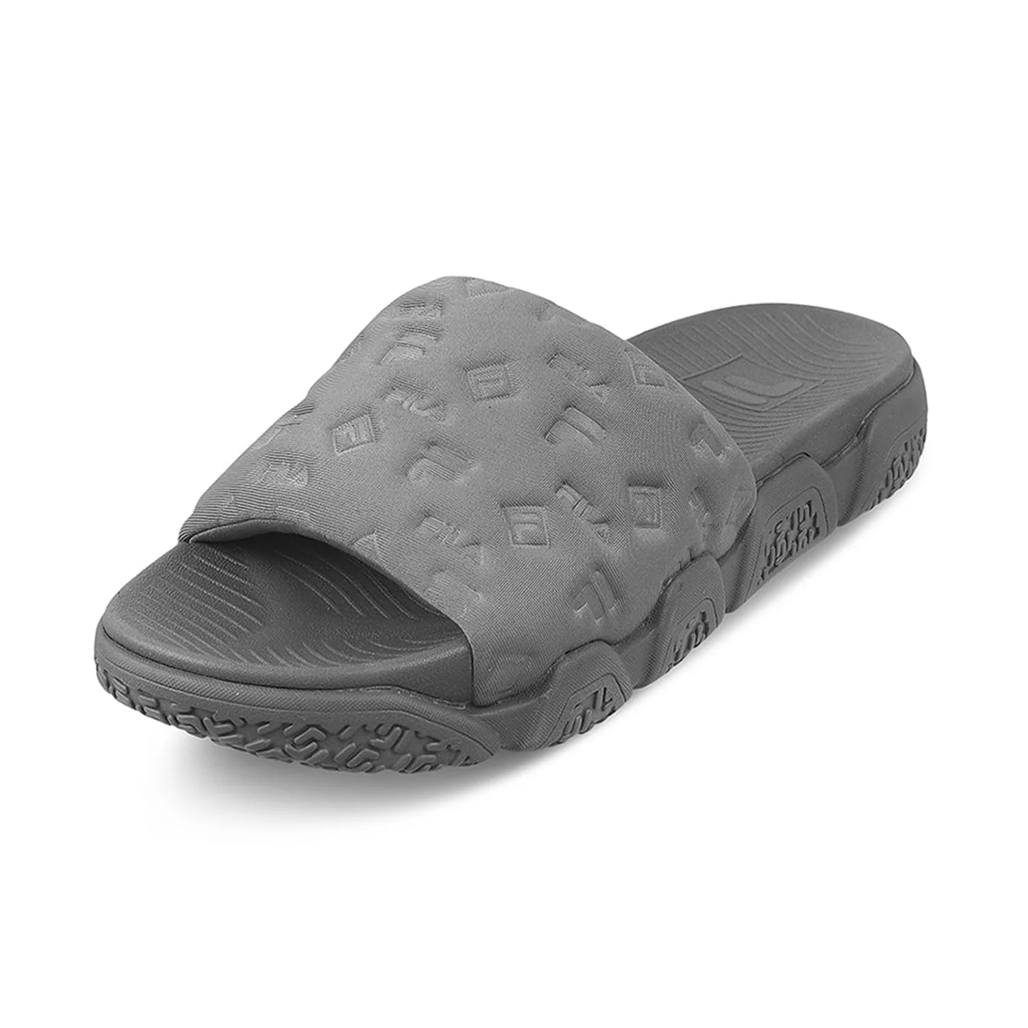 Fila Unisex Candor Grey Sliders - Image 7