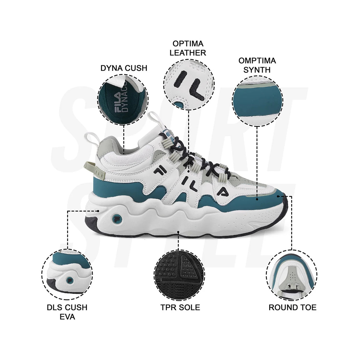 Fila Unisex Ri-Tss High Iii Off White Sneakers - Image 10