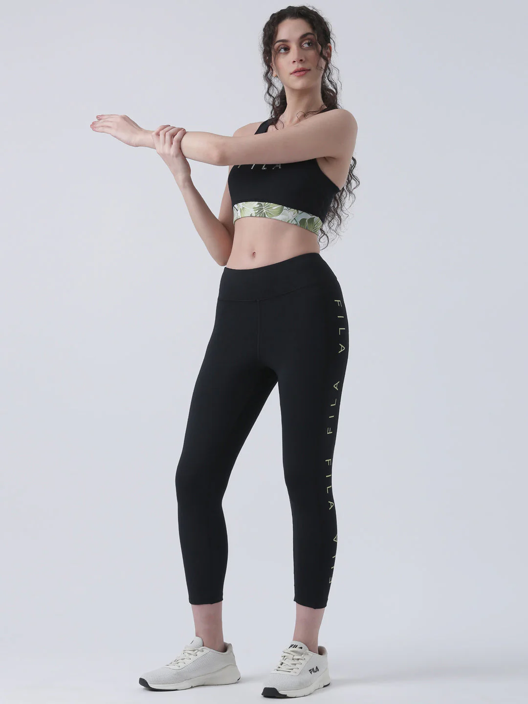 Fila Women Black Leggings Fitted - Image 6